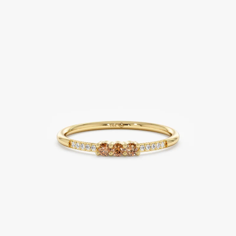 Natural Citrine and Diamond Ring, Jamie