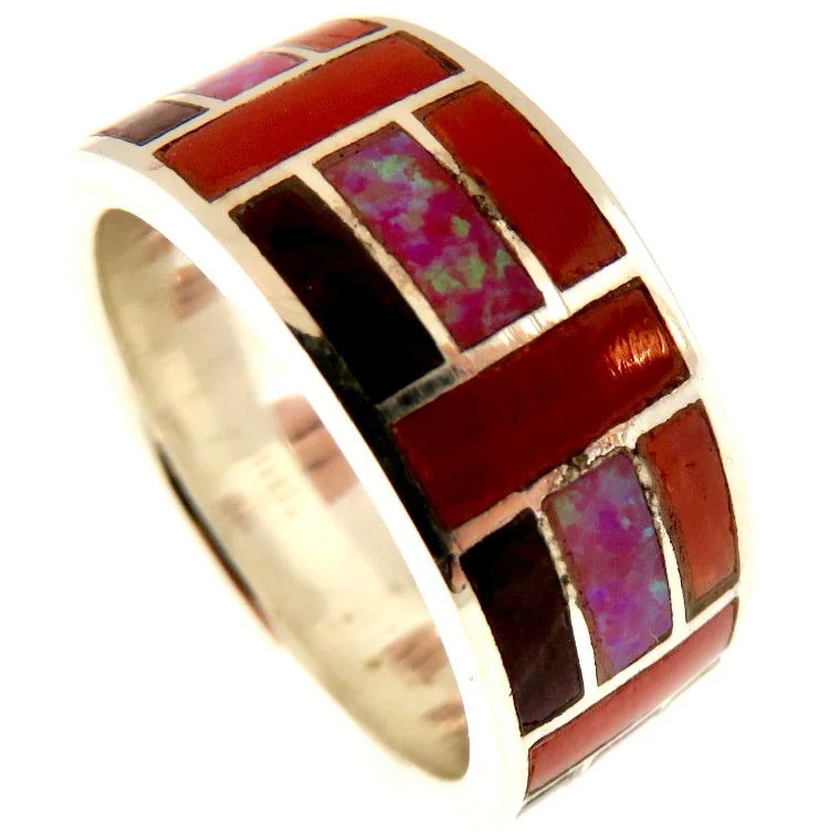 Peyote Bird  Pinot Noir  Inlay Ring