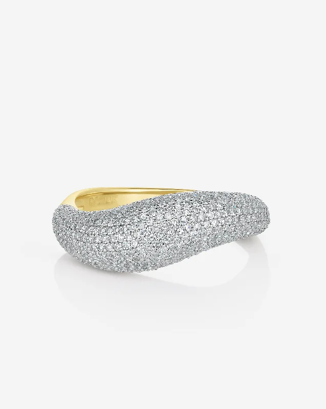 Pavé Movement Cloud Ring