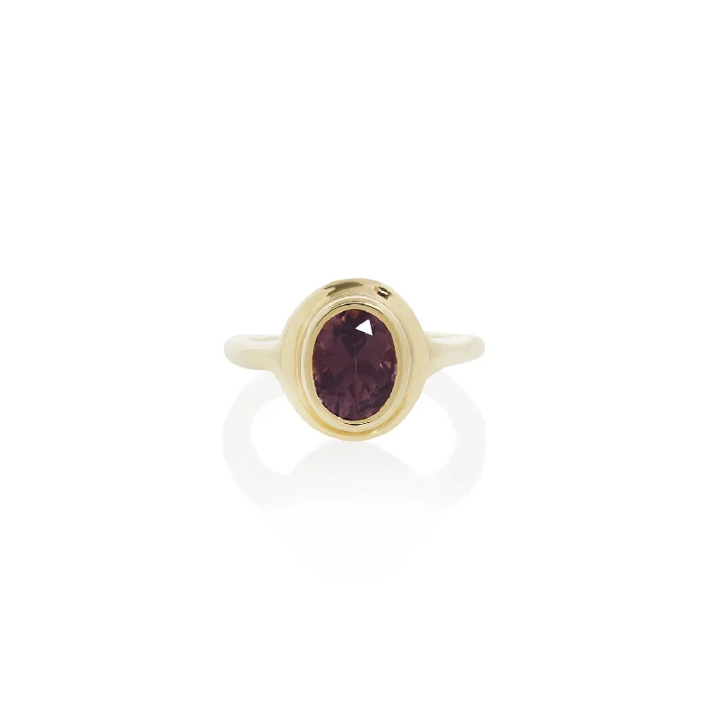 Purple Tourmaline Ring