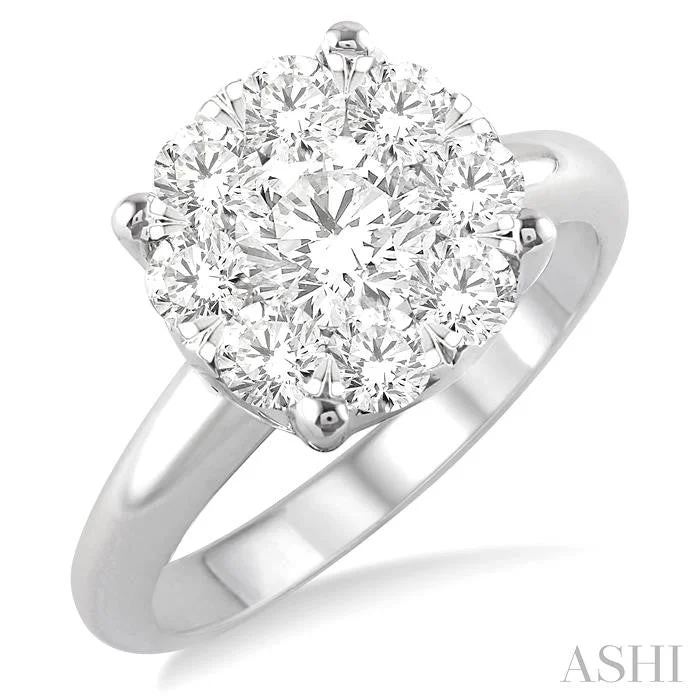 ROUND SHAPE LOVEBRIGHT ESSENTIAL DIAMOND RING