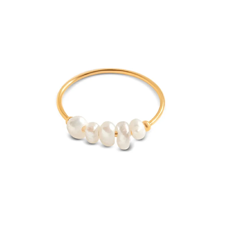 Shop Handcrafted Jewelry At Special Promotional Rates Dainty Pearl Ring