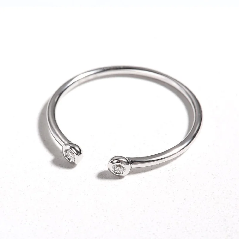 Special Sale On Handcrafted Jewelry – Shop Today 18K White Gold Stackable Rings