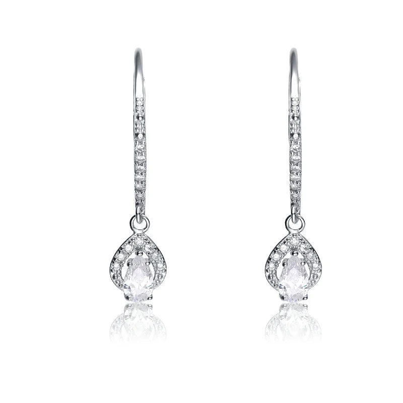 Stunning Jewelry Pieces At The Lowest Prices Ever Sterling Silver Cubic Zirconia Dangle Earrings