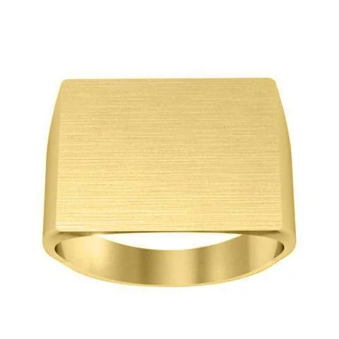 Square Face Signet Ring - 15mm x 19mm