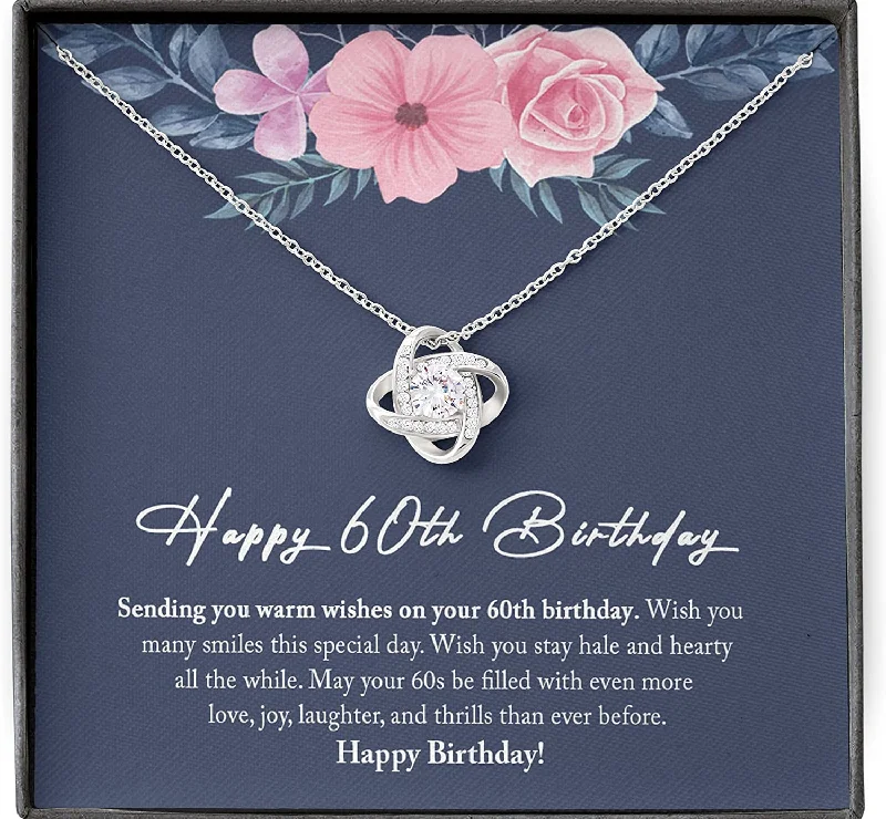 60th s For Women 60th s For Women Jewelry 60th s For Mom 60th s For Her s For Mom Love Knot Necklace