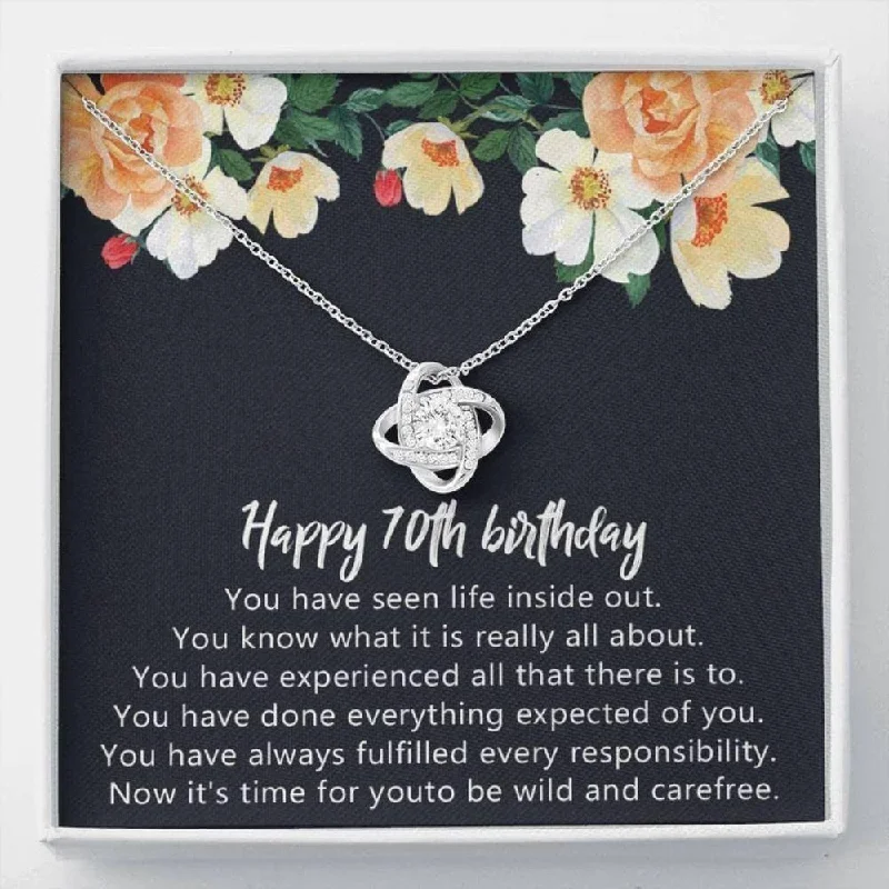 70th Birthday Necklace Mom Necklace Grandmother Necklace Gifts for Women 7 Decade Gift 70 Years Old Necklace Unique