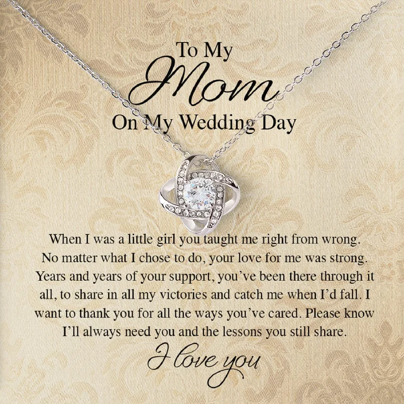 Wedding Necklace Gift Mother Of The Bride Gifts From Daughter Gift For Mom On Wedding Day Mom And Daughter Necklace