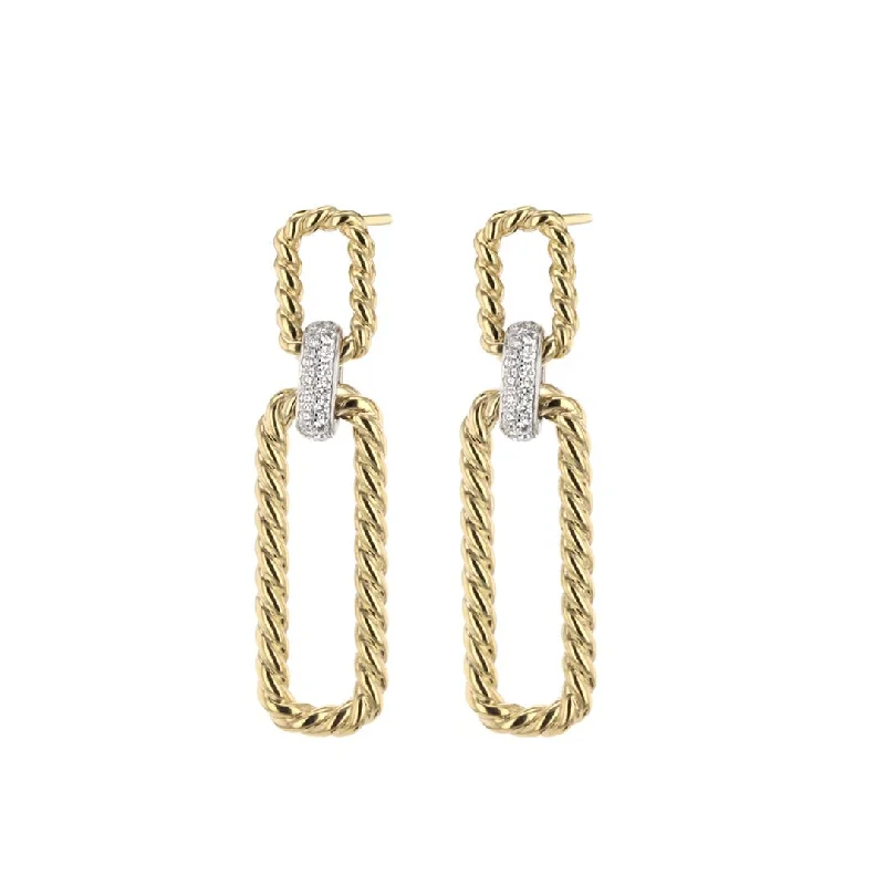 Elevate Your Outfit With Discounted Statement Jewelry 0.24 ctw Diamond Drop Earrings