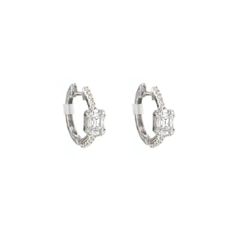 Shop High-Quality Jewelry At Jaw-Dropping Discounts 0.34 ctw Diamond Huggie Earrings