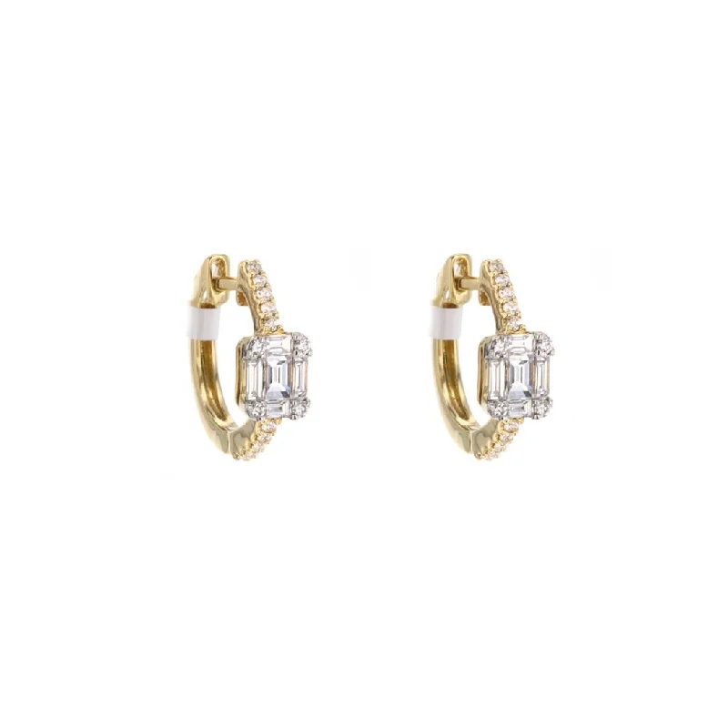 Celebrate Every Occasion With Sparkling Savings 0.50 ctw Diamond Huggie Earrings