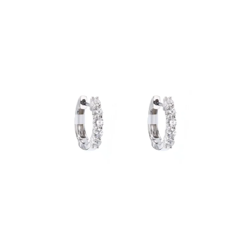 Stunning Jewelry At Even More Stunning Prices 0.62 ctw Diamond Huggie Earrings