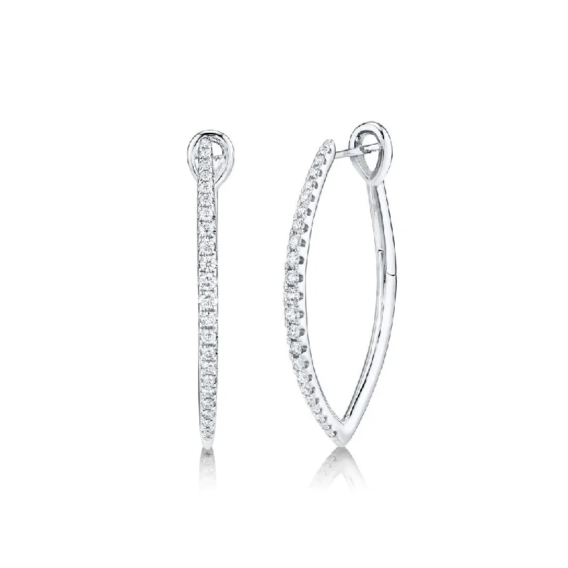 Big Discounts On Elegant Jewelry Collections 0.75 ctw Diamond Hoop Earrings