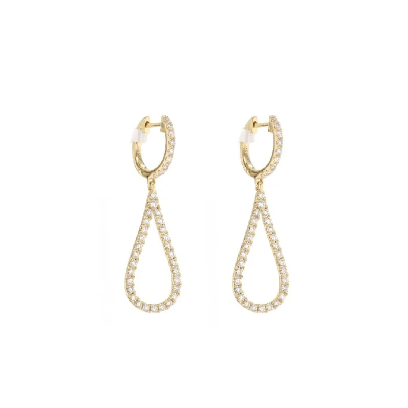 Grab Exquisite Jewelry At The Lowest Prices 0.85 ctw Diamond Drop Earrings