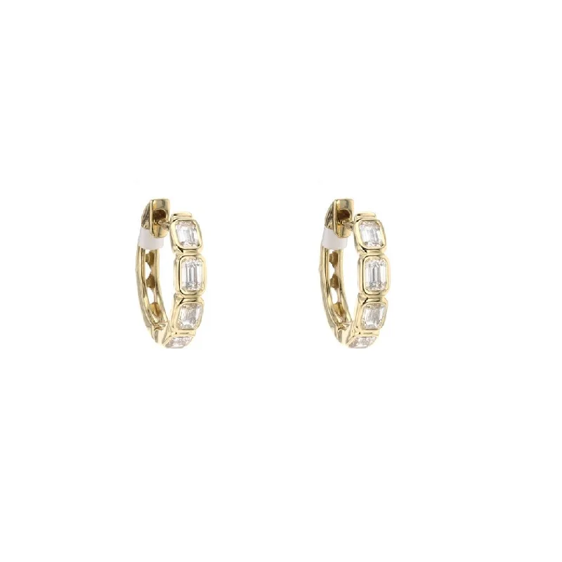 The Perfect Jewelry Piece At The Perfect Price 0.85 ctw Diamond Huggie Earrings