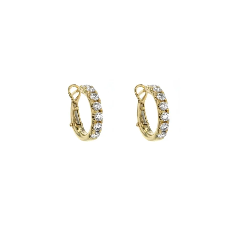 High-End Jewelry, Now More Affordable Than Ever 1.15 ctw Diamond 12MM Hoop Earrings | M10275490