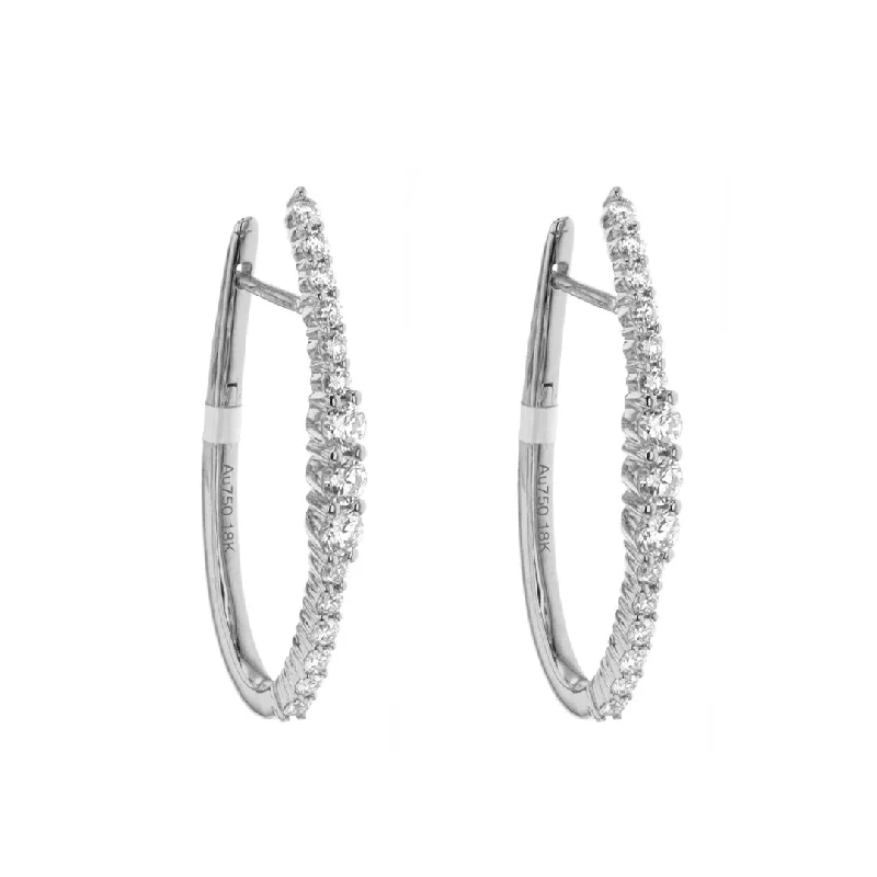 Dainty Floral Jewelry For Feminine Elegance 1.34 ctw Diamond Earrings