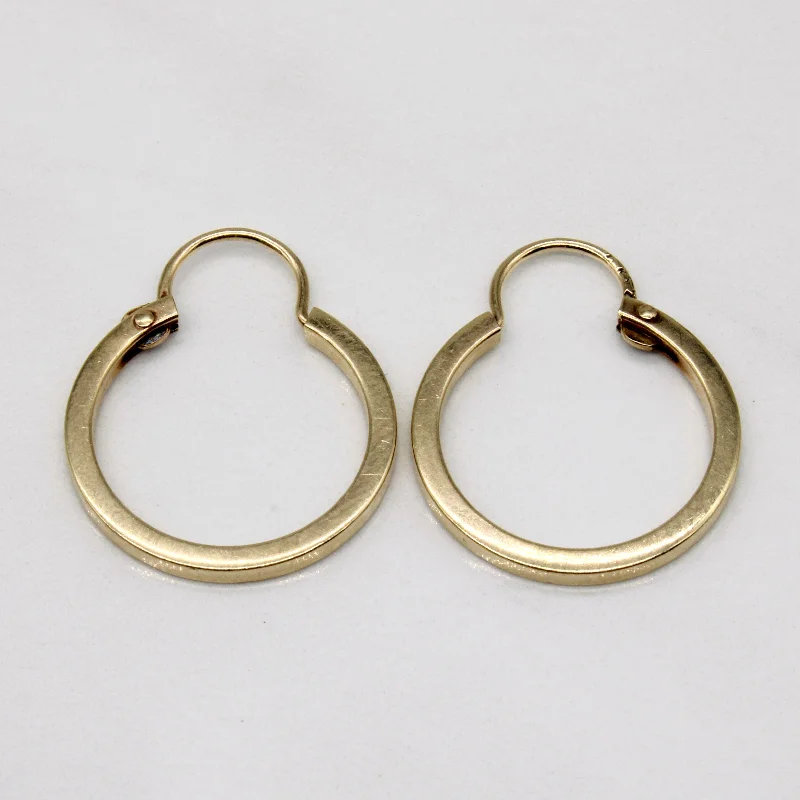 Seasonal Jewelry Deals – Elevate Your Style 10k Yellow Gold Hoop Earrings