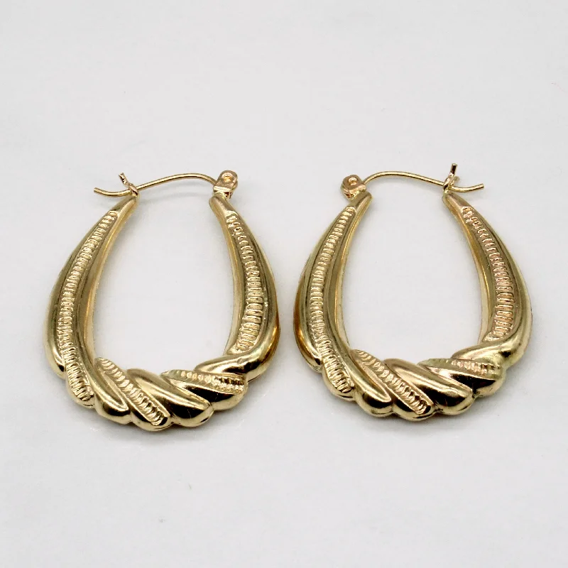 Unmissable Jewelry Clearance – Final Reductions 14k Yellow Gold Hoop Earrings