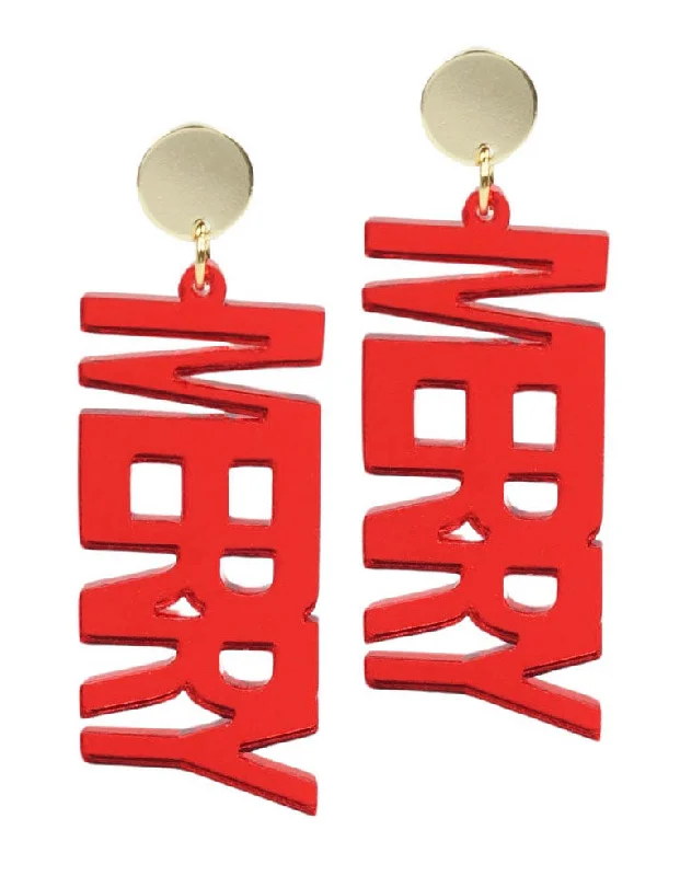 Unmissable Jewelry Discounts – Elevate Your Look For Less Merry Earring - Red Mirror