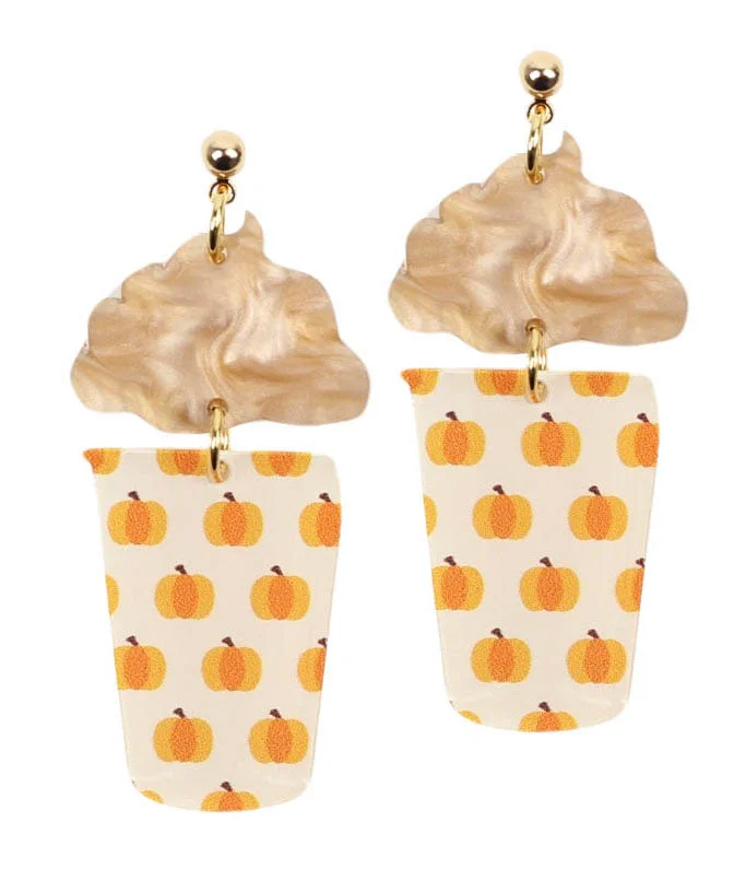 The Jewelry Sale You've Been Waiting For Is Here Pumpkin Spice Latte Earring