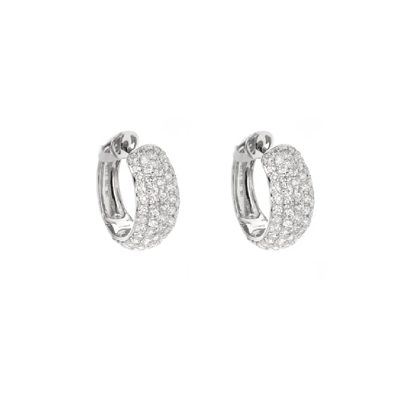 Accessorize For Less – Luxury Jewelry At Affordable Prices 2.98 ctw Diamond Huggie Earrings