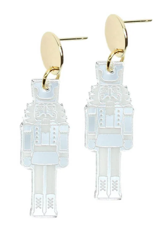 Your Dream Jewelry At Dream Prices – Shop Now The Silver Mirror Nutcracker Earring