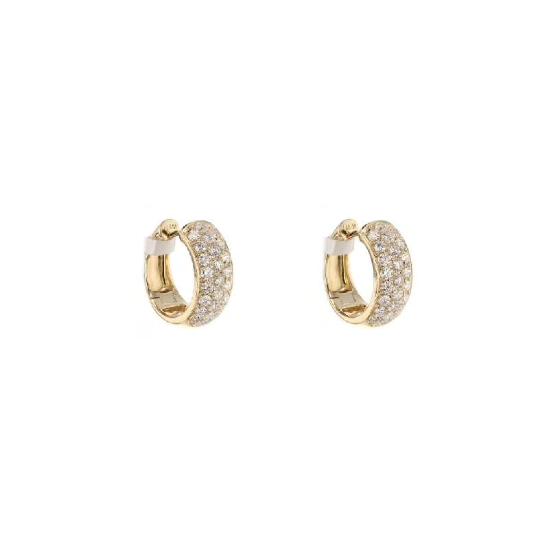 Limited-Time Jewelry Sale – Don't Miss These Deals 3-Row Hoop Diamond Earrings | 1.50 ctw | M10278529