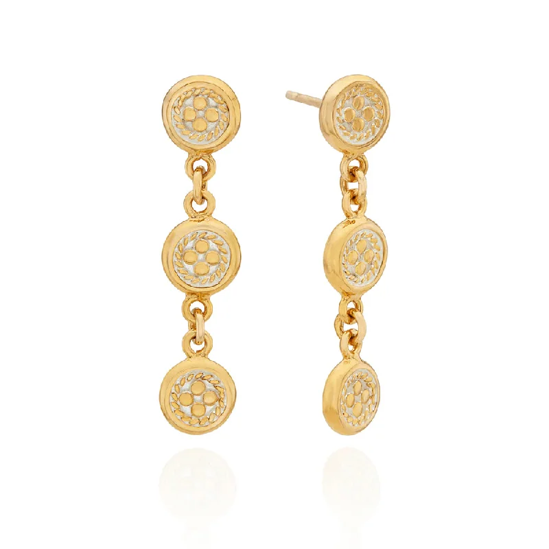 Limited-Stock Jewelry Sale – Once It's Gone, It's Gone Anna Beck Classic Triple Drop Earrings