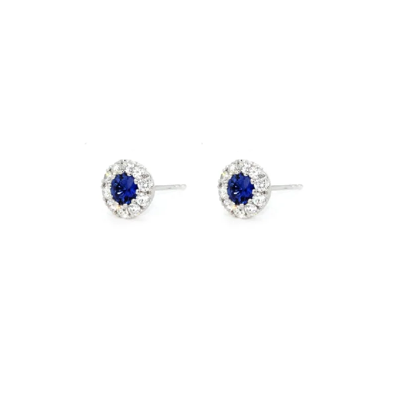 Special Sale On Handcrafted Jewelry – Shop Today Blue Sapphire & Diamond Earrings