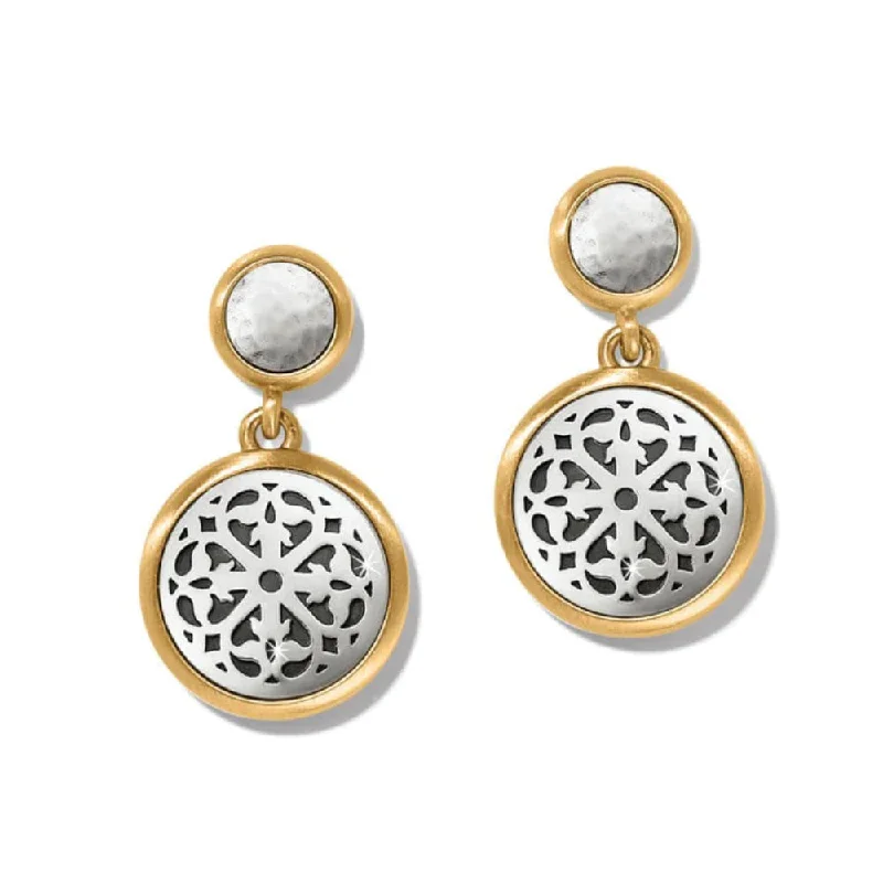 Final Call For Exquisite Jewelry At Reduced Rates Brighton Ferrara Two Tone Luce Post Drop Earrings