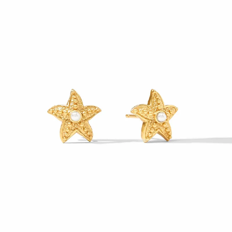 Chic, Trendy, And Affordable Jewelry Sale Julie Vos Sanibel Starfish Stud - Pearl