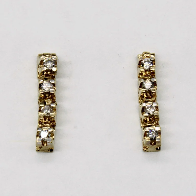 Elegant Jewelry At Unbeatable Prices – Shop Today Diamond Column Earrings | 0.16ctw |