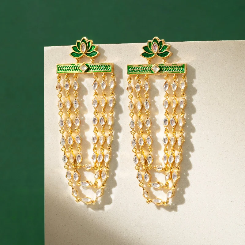 Affordable Elegance – Special Jewelry Sale Now Live Ek Ladki Ko Dekha Green Truck art Earrings