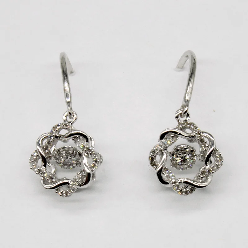 Limited-Time Jewelry Sale – Don't Miss These Deals Illusion Set Diamond Drop Earrings | 0.30ctw |