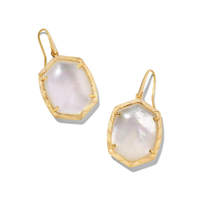 Flash Sale On Elegant Jewelry – Don't Miss Out Kendra Scott Daphne Drop Earrings In Ivory Mother of Pearl