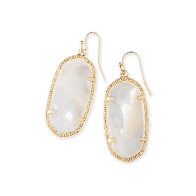 Your Dream Jewelry At Dream Prices Kendra Scott Elle Drop Earrings in Ivory Mother-of-Pearl