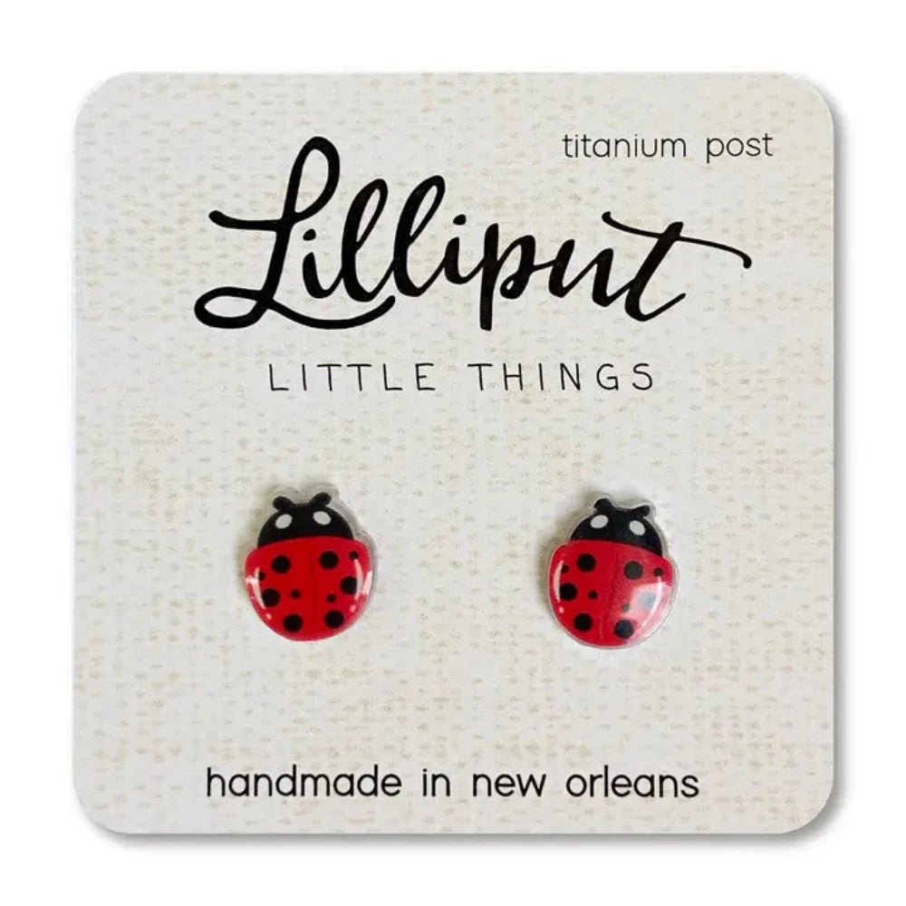 Limited-Stock Jewelry Clearance – Grab Your Favorites Now Lilliput Little Things Ladybug Earrings