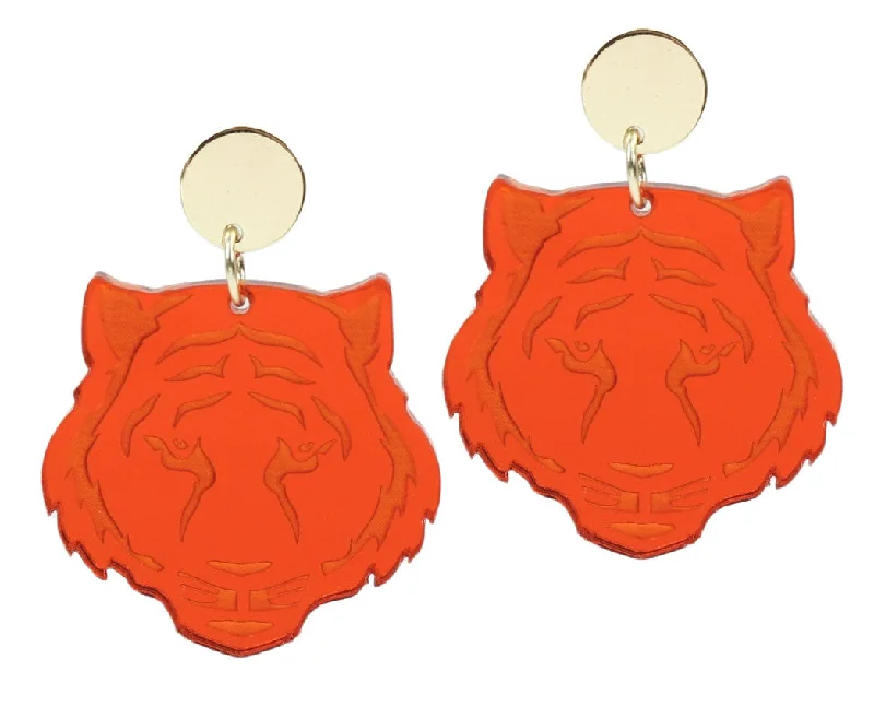 Bohemian-Inspired Jewelry For Free-Spirited Fashion Orange Tiger Earring