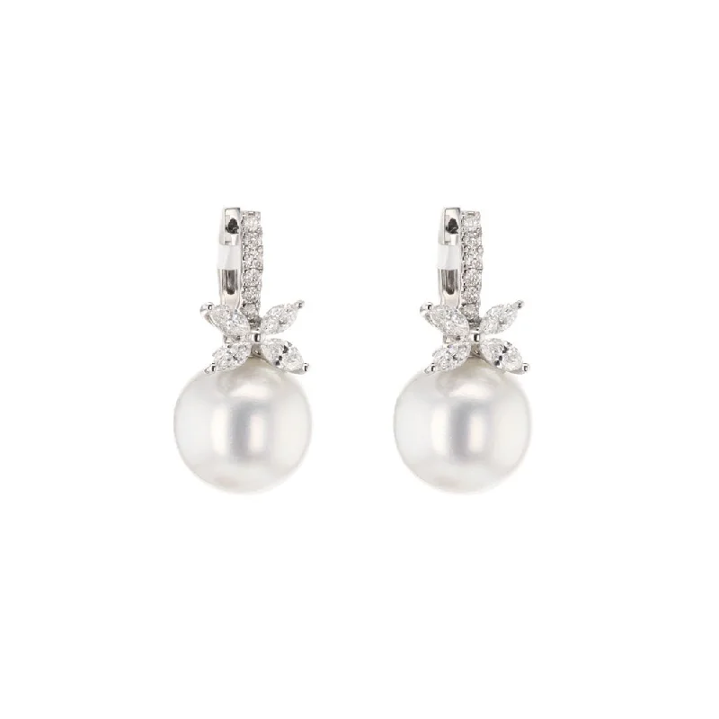 Upgrade Your Collection With Our Limited-Time Jewelry Sale Pearl & Diamond Drop Earrings