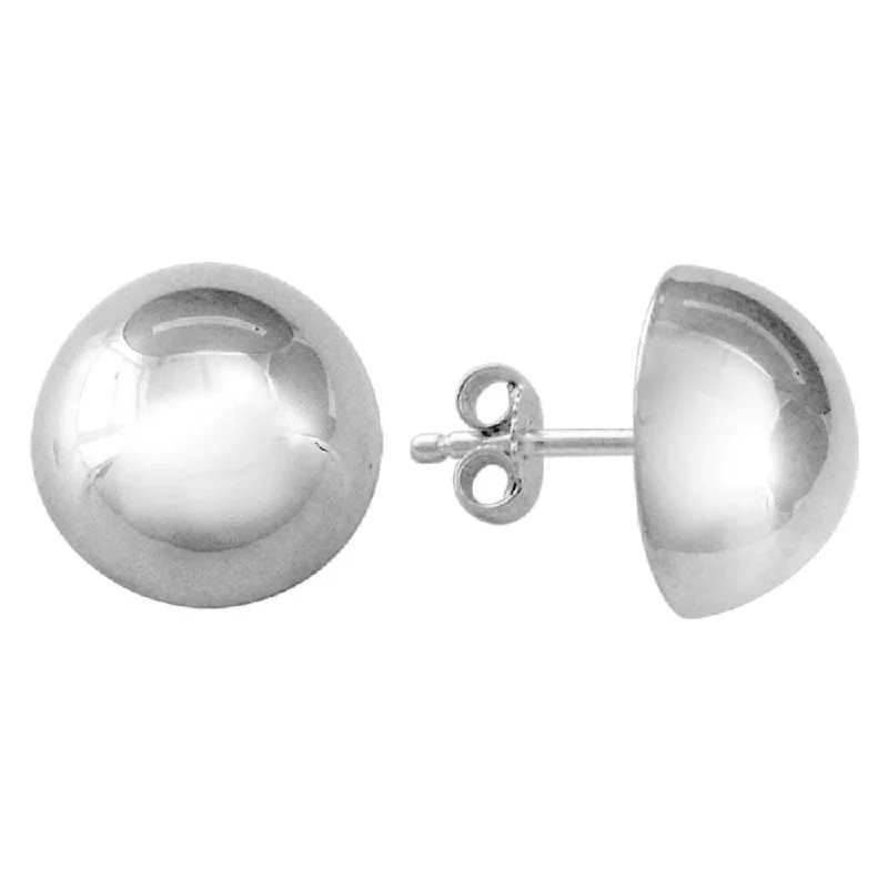 Your Perfect Accessory Now At The Best Price Sterling Silver 12mm Domed Studs