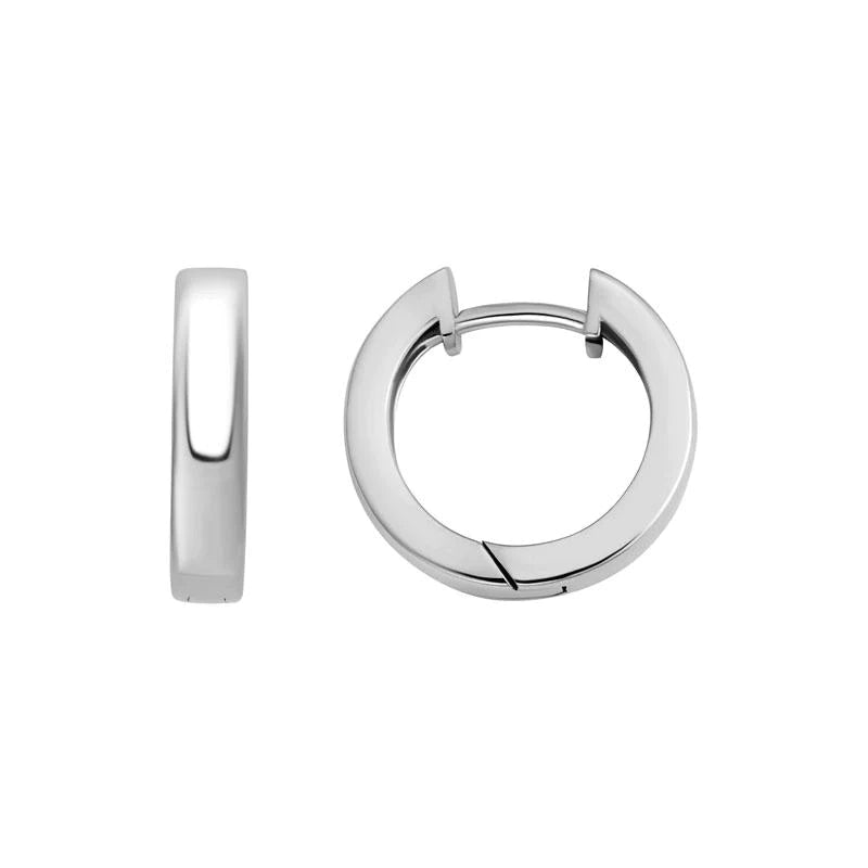 Unmissable Jewelry Sale – Shop Before It's Too Late Sterling Silver Square Edged Hoops