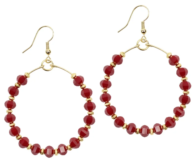 Shop Trending Jewelry With Exclusive Savings The Chloe Earring - Garnet