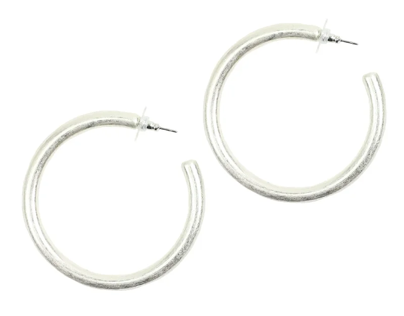 Trending Jewelry Now Available At Exclusive Prices The Lila Hoop Earring - Silver