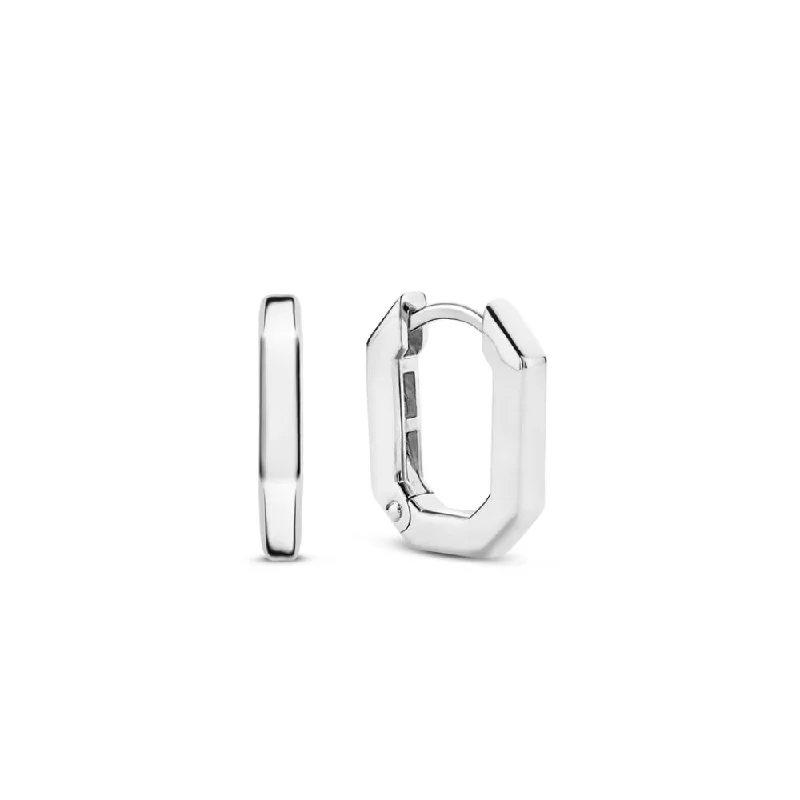 Shine Bright With Our Special Jewelry Promotions Ti Sento Geometric Huggie Earrings