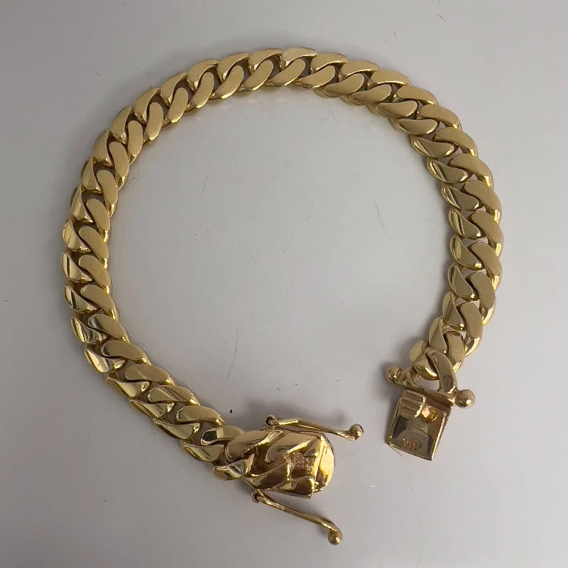 Jewelry Sale – Exclusive Styles At Lower Prices 14k Yellow Gold Miami Cuban Link Hidden Box Clasp 9.30mm Bracelet 8.50" 55.9g