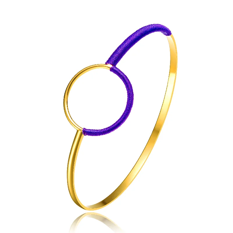 Elegant Jewelry Pieces At Unbelievable Prices Charlotte Gold Plated Thread Bangle Bracelet Teens