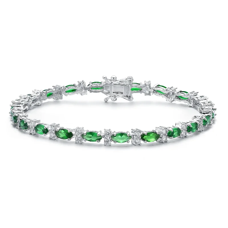 Upgrade Your Collection With Our Limited-Time Jewelry Sale Noelle Green Tennis Bracelet