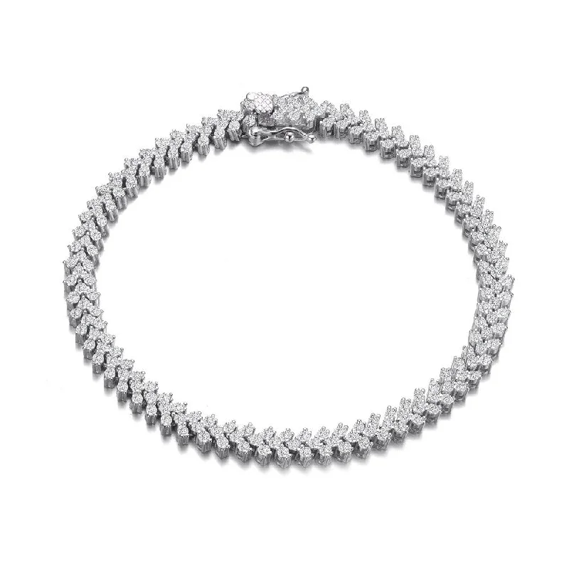 Luxury Jewelry Clearance – Shop Premium Styles Now Monfort Arrow Style Tennis Bracelet