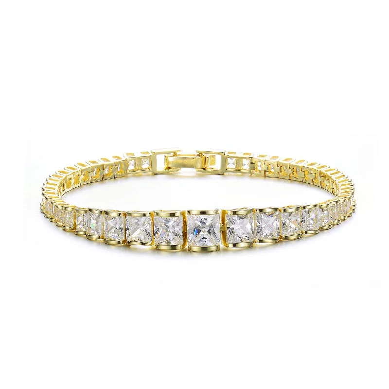 Exclusive Jewelry Offers – Sparkle For Less Marguerite Vintage Retro Tennis Bracelet